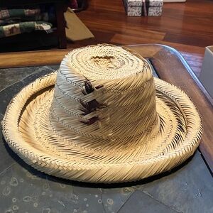 Natural Woven Straw Hat